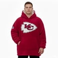 thumbnail image 1 of Poncho NFL unisex reversible Kansas City Chiefs 100% oficial, 1 of 8