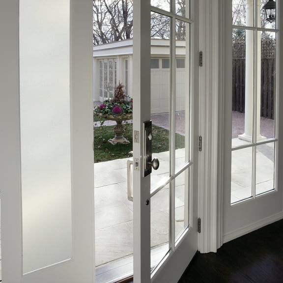 Artscape Etched Glass Sidelight 12" x 83" Window Film with Frosted Glass Design