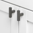 thumbnail image 3 of GlideRite 2 in. Solid Square Cabinet T-Knob, Graphite Gray - 21683-T-GPH, 25 Pack, 3 of 4
