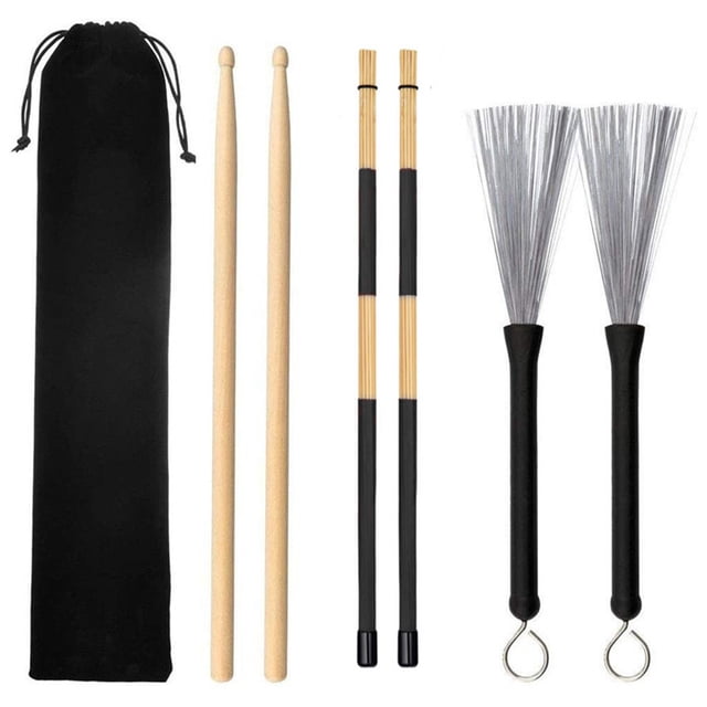 Baquetas de Percusión Bsvklp 6x Con Cepillo de Alambre