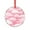 Pattern-3, variant on Glass Ornament Pink Clouds Glass Round Christmas Ornament Girls Cloud Sky Pink for Home Office Xmas Tree Decor