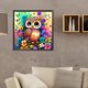 thumbnail image 5 of Pintura de diamante 5D DIY taladro redondo completo Kit de búho colorido decoración del hogar 40x40cm, 5 of 9
