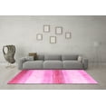 thumbnail image 3 of Ahgly Company Indoor Rectangle Solid Pink Modern Area Rugs, 5' x 8', 3 of 4