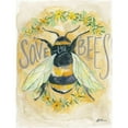 thumbnail image 3 of Mingo, Jessica 12x14 Black Modern Framed Museum Art Print Titled - Save the Bees, 3 of 5