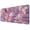 Crystal Pink Butterflies, variant on 35.4x15.7 Inch Large Mouse Pad for Desk, Decorative Crystal Pink Butterflies Keyboard Mat, Non-Slip Rubber Base XXL Mousepad