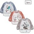 thumbnail image 2 of Delantal impermeable de dibujos animados para niños YONGSHENG 3 piezas, 2 of 3