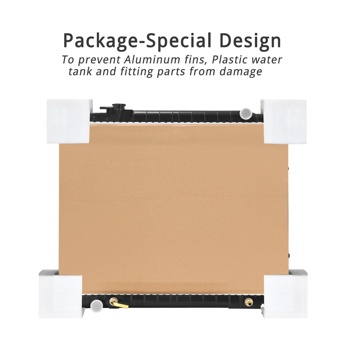 RVNI Radiator Compatible with 1995 1996 1997 1998 1999 2000 2001 2002 2003 2004 Tacoma 2.4L 2.7L 3.4L V6 L4