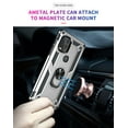 thumbnail image 6 of Allytech Kickstand Case for Moto G Stylus 5G 6.8-Inch, Military Grade Protection Ring Stand Holder Compatible with Car Mount Bumper Defender Case Cover for Motorola G Stylus 5G - Silver, 6 of 6