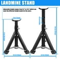 thumbnail image 6 of Viking Press Landmine Handle for 2-Inch Barbell, T-Bar Row Attachment Core Strength Training Accessories, Shoulder Press Landmine Attachment Equipment, 6 of 8