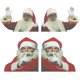 thumbnail image 1 of 4 Uds. Pegatinas 3d para ventana trasera de coche de Papá Noel, decoraciones navideñas para coche, calcomanías para ventana de coche, 1 of 5