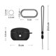 thumbnail image 5 of 3 uds. Funda Protectora de Silicona Funda para Auriculares a Prueba de Golpes para Sony WF-1000XM5 Negro, 5 of 5