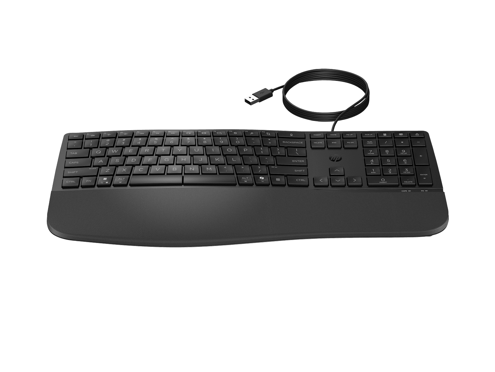 HP 960 Ergonomic Wireless Bluetooth Keyboard for Computer with USB