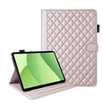 thumbnail image 3 of for OnePlus Pad Lite/Oppo Pad SE 11 inch Case, Rhombus Pattern Multiple Viewing Angles Stand Slim Folio Cover (Rose Gold), 3 of 6