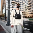 thumbnail image 5 of Bolsas de aparejo de pecho de Hip Hop, bolsa de aparejo Oxford multifunción, chaleco, ropa de calle rectangular, 5 of 5