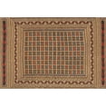 thumbnail image 1 of Ahgly Company Machine Washable Indoor Rectangle Traditional Orange Area Rugs, 8' x 10', 1 of 7