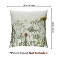 thumbnail image 4 of nygtbtfer Pillow Covers Set of 2, Spring Plant Throw Pillows Case,Seasonal Outdoor Decorative Flowers Farmhouse Decor Cushion Covers for Home Sofa Bed Couch White, 4 of 7