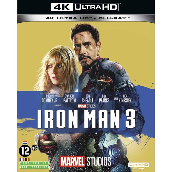 Iron Man 3 (4K Ultra HD) Shane Black Robert Jr. Downey Gwyneth Paltrow