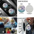 thumbnail image 5 of Yuyamidu Cute Dolphin Car Seat Covers Full Set of 13 Rainbow Steering Wheel Cover Seat Belt Pads Armrest Cover Cup Holders Keychain Auto Interior Accessories, 5 of 6