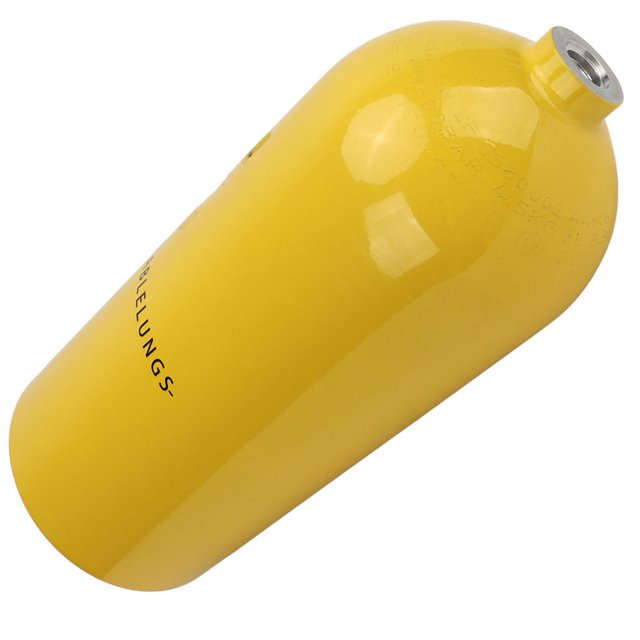 Small Oxygen Tank for Diving,DIDEEP 3L Capacity Diving Tank Oxygen Cylinder for Water Rescue Diving Sightseeing Backup Air Source