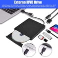 thumbnail image 4 of External Blu Ray Drive, Wide Compatibility CD DVD Burner with USB 3.0 Type-C Interface, Multifunctional External DVD Drive Compatible with Windows, 4 of 5