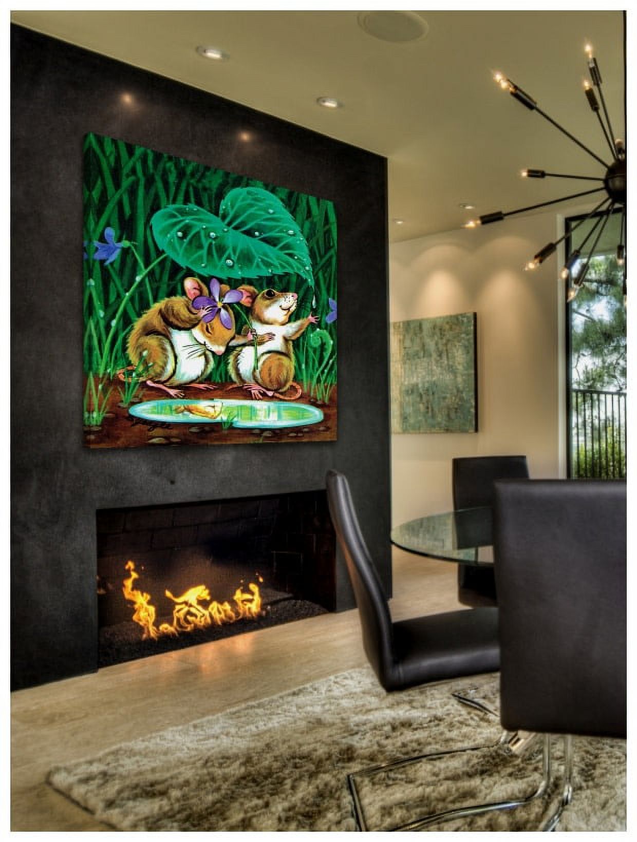 Marmont Hill "Sweet Mouses" by Curtis Painting Print on Canvas