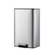 thumbnail image 1 of Yeshouse Cubo de basura de baño con tapa y cubo interior extraíble, cubo de basura pequeño de acero inoxidable de 15 litros con pedal, cubo de basura de metal para tocador, dormitorio, oficina, 1 of 8