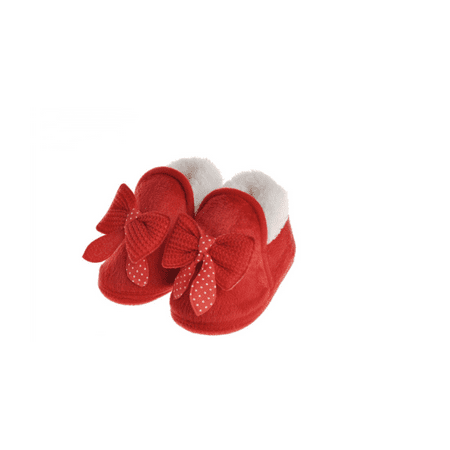 

Spring Winter Toddler Infant Newborn Baby Girls Bow Soft Crib Sole Boots Prewalker Warm Shoes