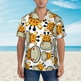 thumbnail image 4 of Balery Men'S Summer Hawaiian Shirts Short-Sleeve Design Name Printed Casual Shirts - Size Name, 4 of 9