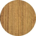 thumbnail image 1 of Ahgly Company Indoor Round Abstract Brown Modern Area Rugs, 7' Round, 1 of 4