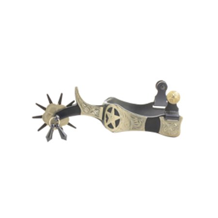 Horse Riding Spurs - ProRider Horse Tack Western Show Cowboy Horseman BS Texas Jinglebob Spur 7522