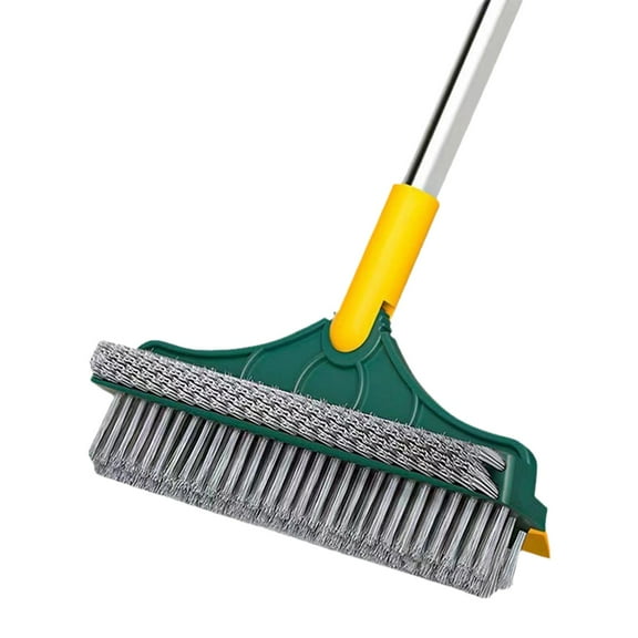 NOVELAR Heavy-Duty Floor Scrub Brush with 180-Degree Rotating Head, Removes Stubborn Dirt from Grout Lines, Ideal for Kitchen and Garage Cleaning