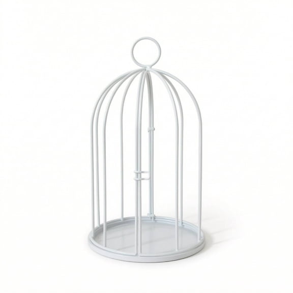 Abbraccia Birdcage Decorative Cage Prop Lightweight Iron Construction for Wedding Aisle Tables and Party Displays