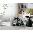 thumbnail image 2 of Guyou Round Storage Ottoman, Upholstered Velvet Footstool, Small Boucle Vanity Stool, Round Side Coffee Table Padded Seat for Living Room Bedroom Aisle Bedside, Cow, 2 of 8