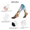 thumbnail image 6 of Bixox Surfing Cat Sun Print Compression Socks,Compression Socks Women & Men Circulation for Medical,Running,Athletic, 6 of 7