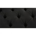 thumbnail image 6 of Harrison Tufted Roll Arm Chaise Lounge Jet Black, 6 of 14