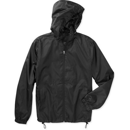 Big Men's Solid Windbreaker