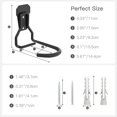 thumbnail image 3 of Housolution Bike Wall Mount, [4 Pack] Bike Hanger Rack, Heavy Duty Bike Hooks Wall Mount Rack Holder, Bicycle Storage Hanger Verti, 3 of 7