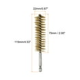 thumbnail image 2 of 5Pcs Bore Brush Brass 22mm Dia Cleaning Bronze Wire Brush Tube Pipe Cleaner with Handle 1/4 Inch Hex Shank, 2 of 6