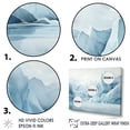 thumbnail image 3 of Designart "Frozen Wonderland Landscape Of Greenland VI" Glacier Floater Framed Canvas Art Print, 3 of 5