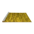 thumbnail image 2 of Ahgly Company Machine Washable Indoor Rectangle Abstract Yellow Modern Area Rugs, 8' x 10', 2 of 4