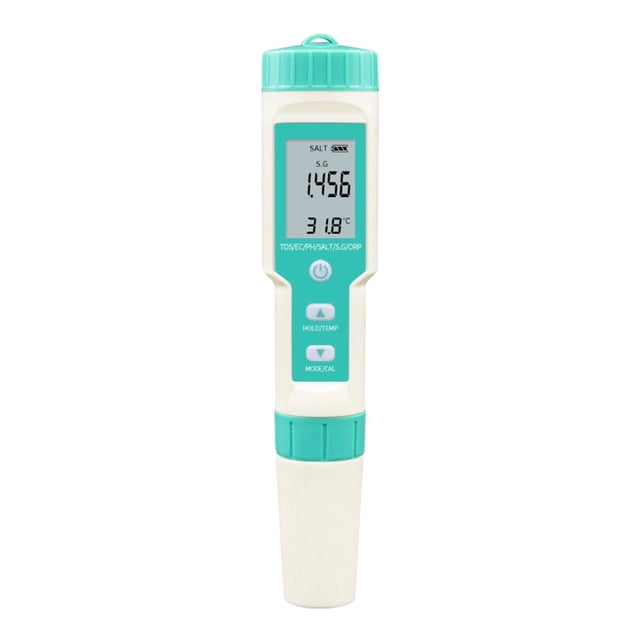 Probador de Medidor de TDS Digital profesion 7 en un Hidroponía PH TDS TEMP ORP de Prueba de Agua Precisión para Pruebas de