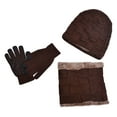 thumbnail image 5 of Xunlbb Scarf Set Winter Warm Hat Scarf Gloves Kids Winter Beanie Hat Warm Knit Thick Ski Cap And Scarf Gloves Set For Girls Boys Christmas Gift on Clearance, 5 of 5