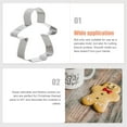 thumbnail image 3 of HEALEEP 6pcs Gingerbread Cutouts Shortbread Mould Baking Tools for DIY Enthusiasts Birthday Party, 3 of 4