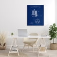 thumbnail image 4 of Stupell Industries Modern Poker Chips Blueprint Canvas Art, 30 x 40, by Karl Hronek, 4 of 8