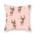 thumbnail image 1 of Bewildely Funda de almohada de 2 piezas con estampado de elementos navideños, decoración de funda de almohada de poliéster lavable para sofá, funda de Kits de decoración para fiestas B-06727 Bewildely HA007819-27, 1 of 6