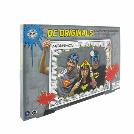 Children's Dc Comics Superman, Batman Wonder Woman Photo Booth Props - By (Best Batman Superman Comics)
