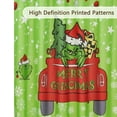 thumbnail image 4 of Inosoo Grinch Christmas Festival Fabric Shower Curtain, 72"x 72", Polyester, Washable- Grinch & Car, 4 of 15