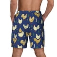 thumbnail image 4 of Goofa Funny Chicken Printed Men's Swim Trunks Board Shorts Quick Dry Mens Swimming Trunks with Compression Liner,Breathable Fit Hawaii Beach Shorts-X-Large, 4 of 9