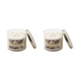 thumbnail image 4 of 14 Oz 3 Wick Jar Candle With Lid Sweet Vanilla Bliss - Set of 2, 4 of 4