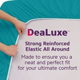 thumbnail image 3 of DeaLuxe Bedding 21” King Size Extra Deep Pocket Fitted Sheet - Fits 18” to 21” Inch Mattresses - 1 Piece Fitted Bed Sheets Only - Fine Yarn Soft Double Brushed Microfiber - Teal (Blue/Green), 3 of 8